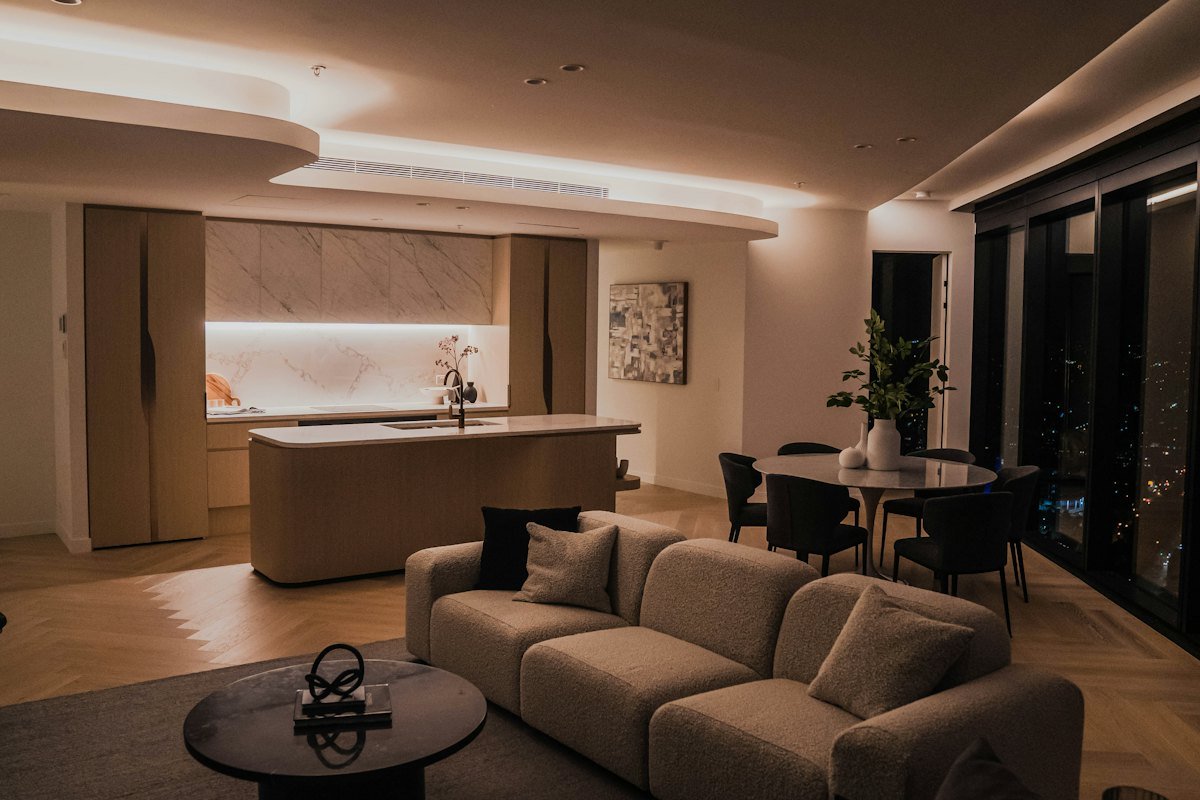 Salón de una vivienda reformada